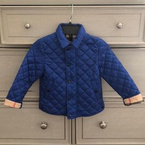 Quilted Burberry Jacket - Boys